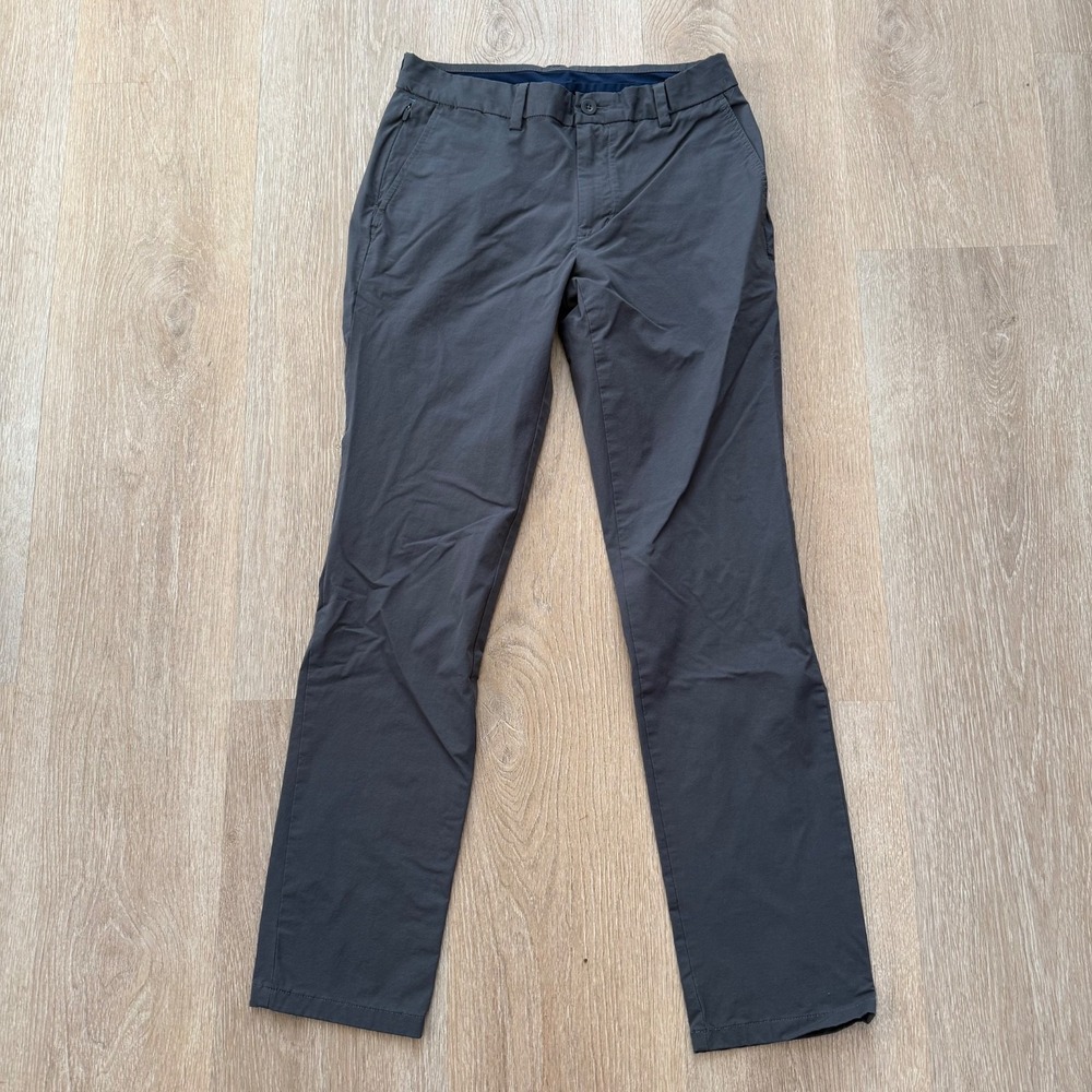 Vineyard Vines Pants Mens 30x32 Gray On The Go Chino OTG Performance Evening Sky